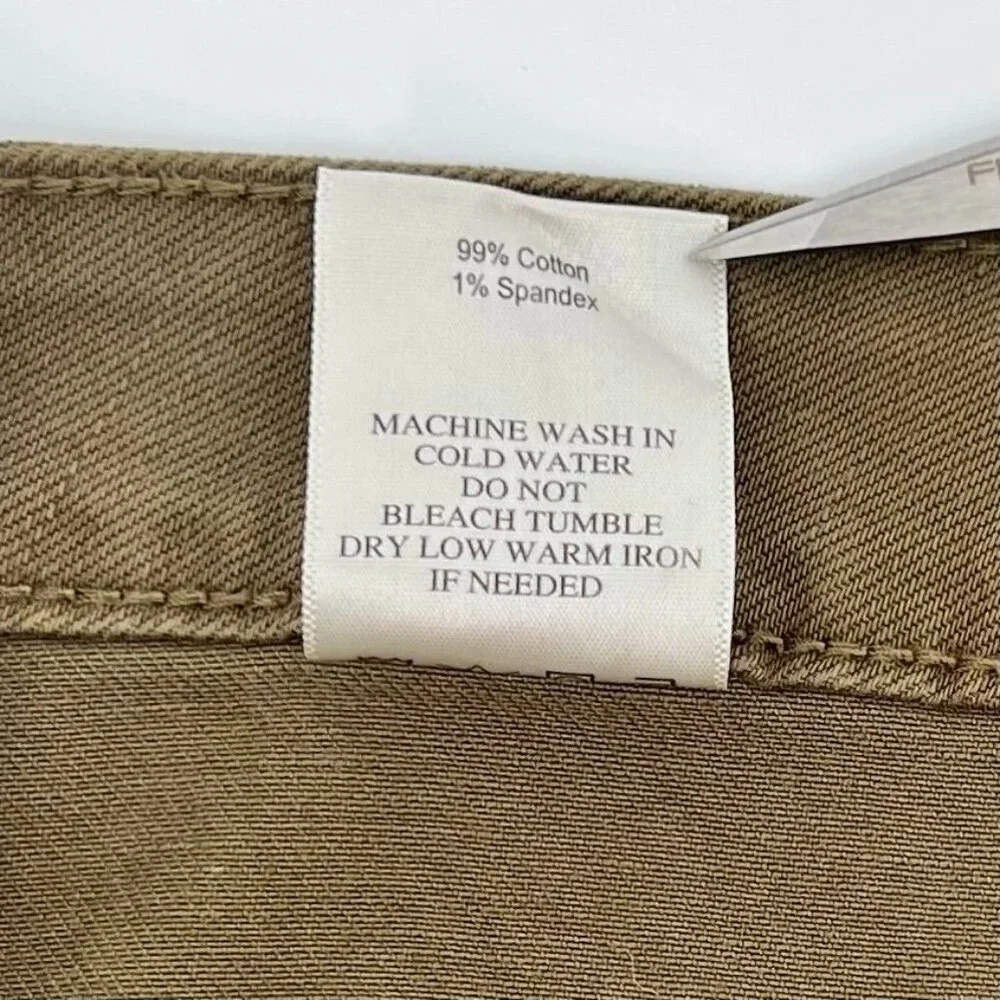 JustUSA Women Cargo Mini Skirt Size XL Olive Green Cotton Stretch Pockets Summer